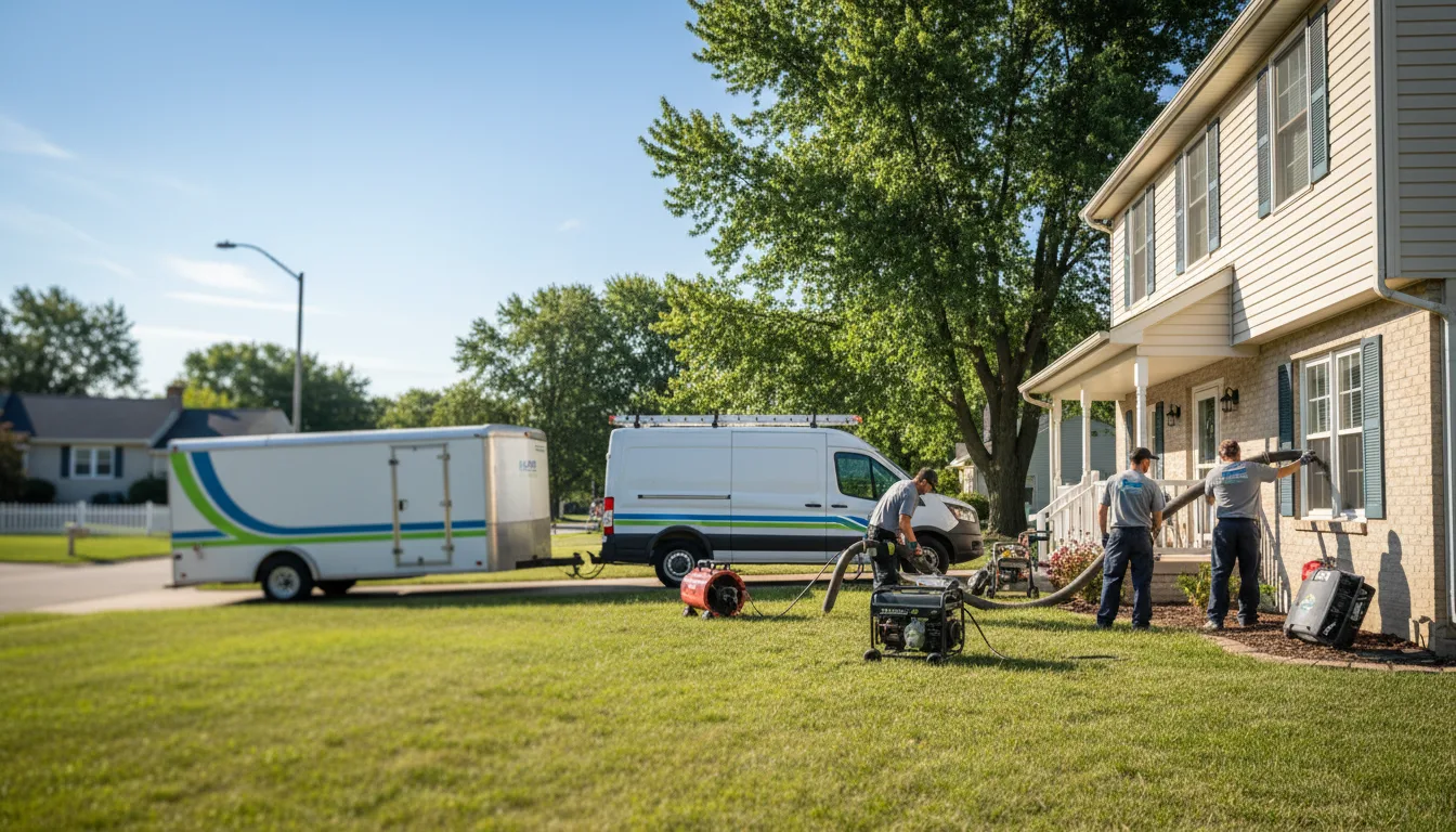 Flooded Basement Restoration And Cleanup With Repair in Lane, KS near me